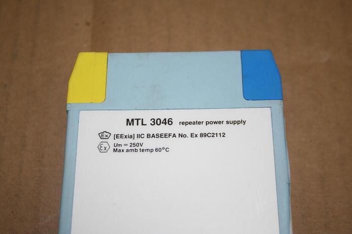 Used MEASUREMENT TECHNOLOGY LTD Repeater Power Supply MTL 3046 #13949
