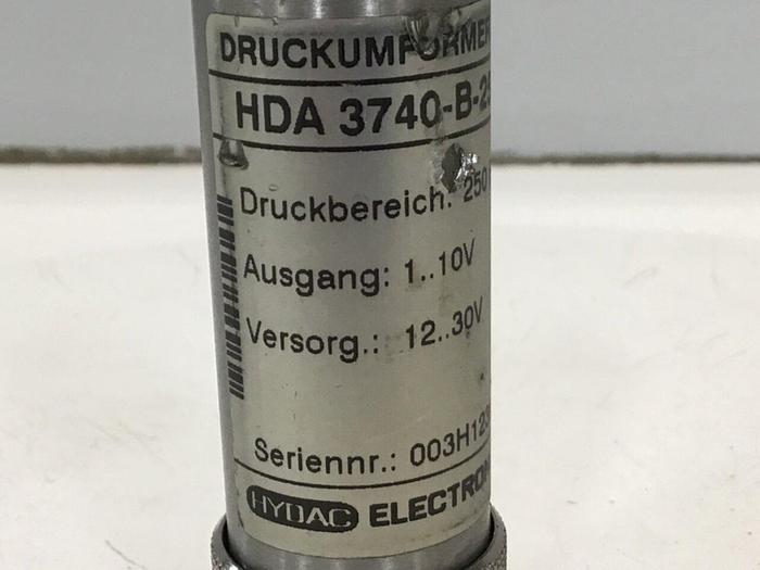 Used HYDAC Pressure Transducer HDA3740-B-250-125 #131408