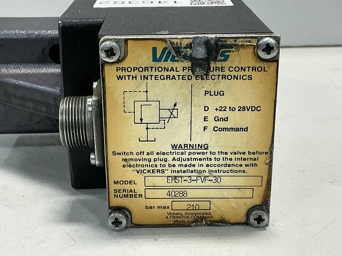 Used VICKERS EHST-3-FVF-30