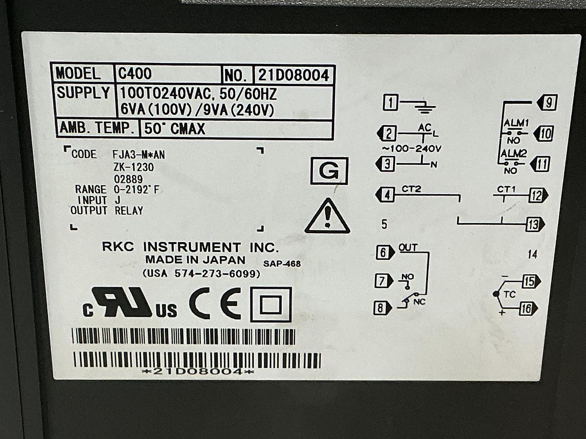 Used RKC INSTRUMENT C400