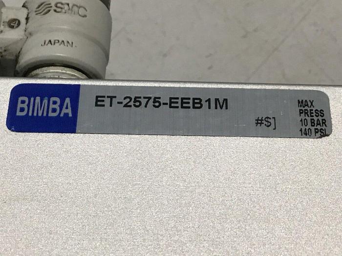 Used BIMBA Cylinder ET-2575-EEB1M #113667