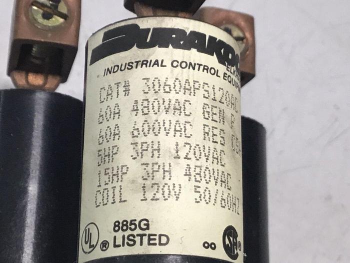 Used DURAKOOL Relay 3060APS120AC USED
