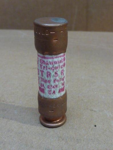 Used GOULD / SHAWMUT 5 Amp Fuse TR5R #33627