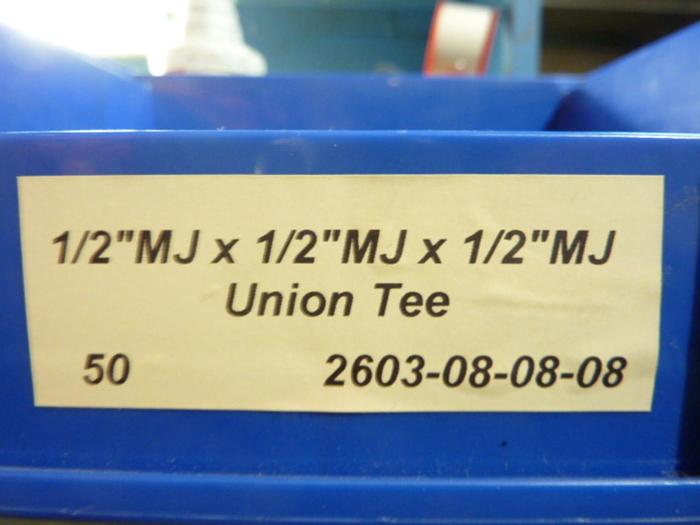 PRESSURE CONNECTIONS CORP. Union Tee 2603-08-08-08 #40497