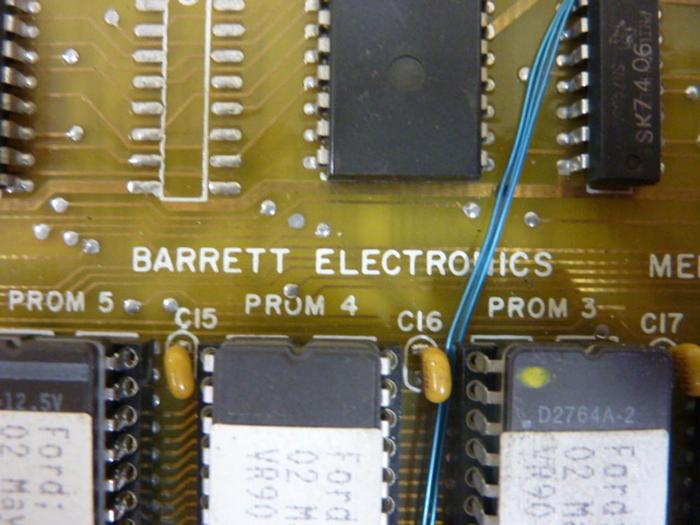 Used BARRETT ELECTRONICS Memory & I/O Expansion Board 61376949 #51202