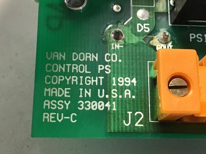 Used VAN DORN Circuit Board 330041 PC330-041 Used