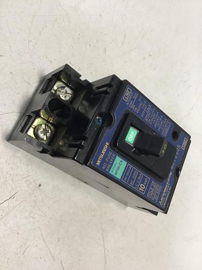 Used MITSUBISHI Circuit Breaker 10 Amp NF30-CS-2P-10 #119805