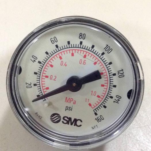 Used SMC 0-160 PSI Pressure Gauge AC30-E5I01F #76776