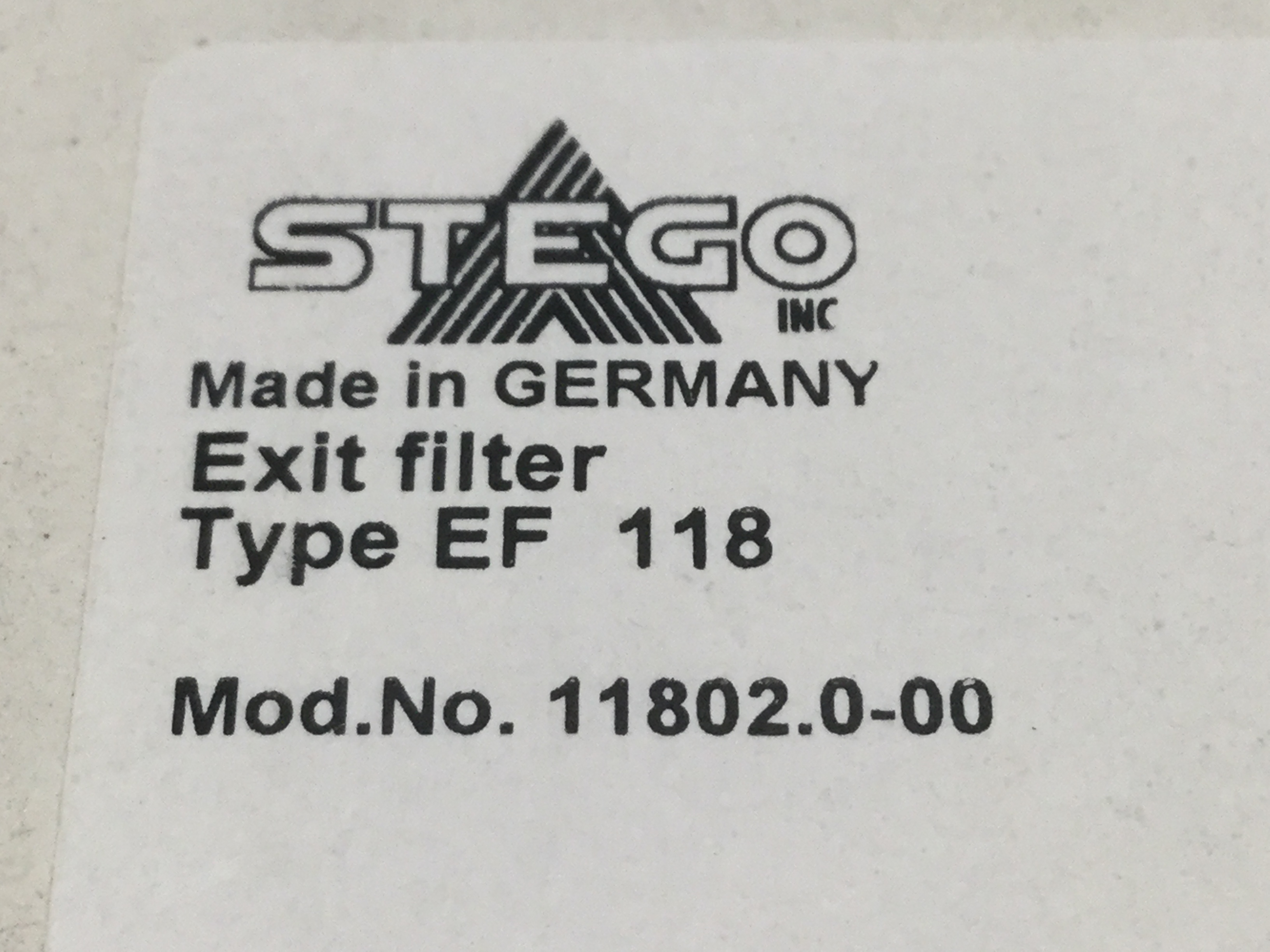 STEGO Filter Fan Enclosure 11802.0-00 NEW