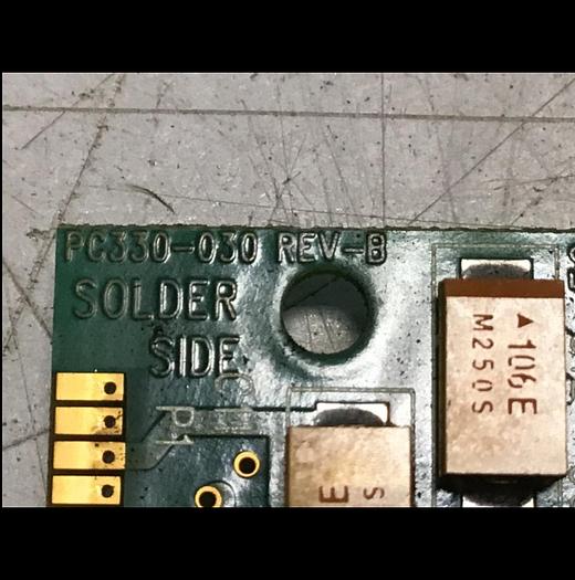 Used VAN DORN Operator Interface Board 330129 PC330-129 330-129 Used