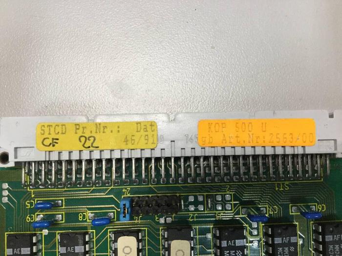 Used BACHMANN ELECTRONIC Circuit Board KOP500-F #93567