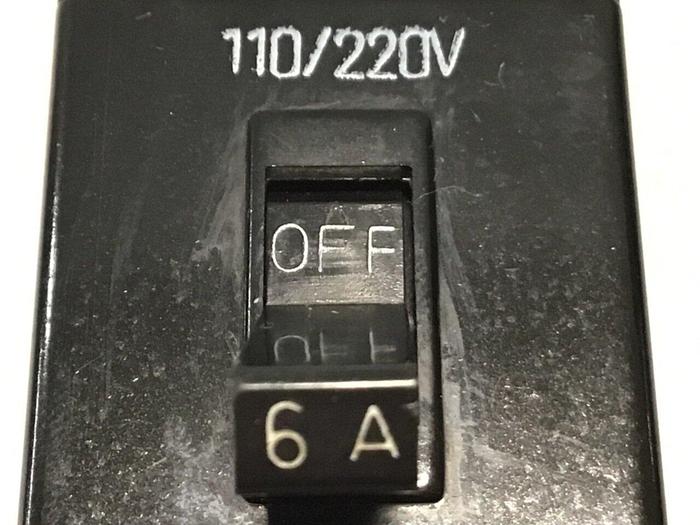 Used MITSUBISHI Breaker 6 Amp 41-9758 #119681