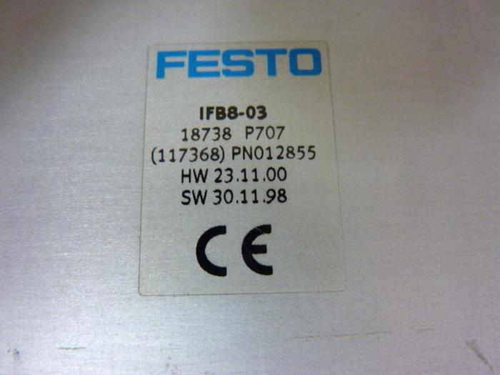Used FESTO Control Block w/ Valves IFB8-03 #52735