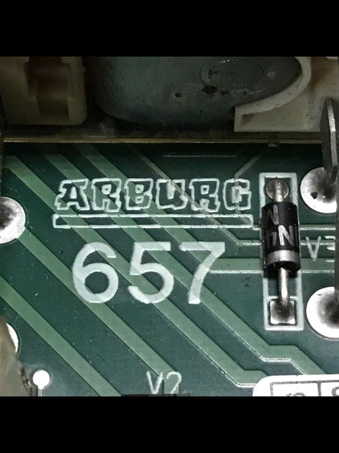 Used ARBURG Relay Circuit Board ARB 657 USED