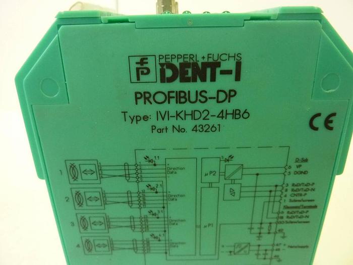 Used PEPPERL & FUCHS Control Interface IVI-KHD2-4HB6 Used