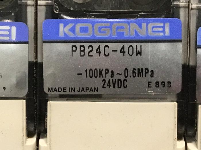Used KOGANEI Manifold w/ Valves PBM5P-9W Used