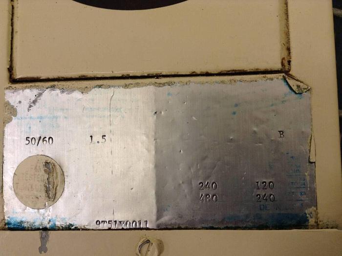 Used GENERAL ELECTRIC 1.5 kVA Transformer 9T51Y0011 #79252