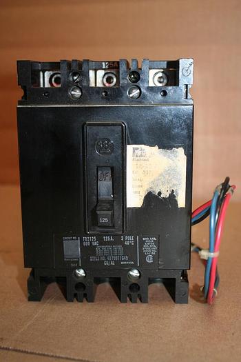 Used WESTINGHOUSE 125 Amp Circuit Breaker FB3125 #20741