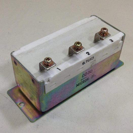 Used MICRON Resistor 0230 #84209