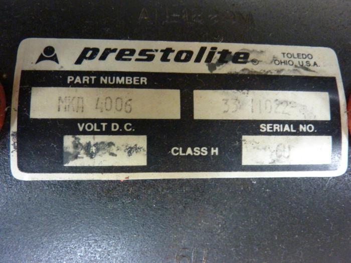 Used PRESTOLITE DC Forklift Motor MKA 4006 #57602
