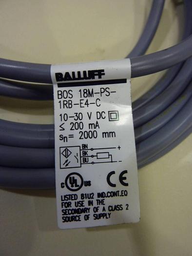 BALLUFF Sensor BOS 18M-PS-1RB-E4-C #42186