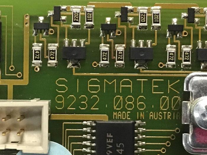 Used SIGMATEK Circuit Board VDMA-INTERFACE 01-250-011-D #129497