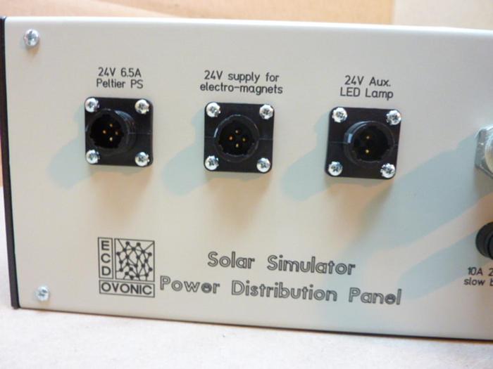 Used ECD OVONICS 3G Solar Simulator Power Distribution 1FD86A #40593