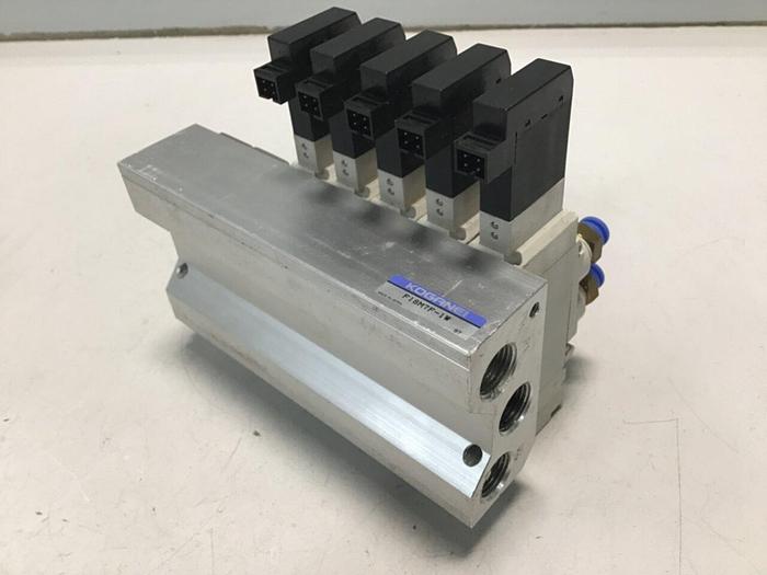 Used KOGANEI Valves and Manifold F18M7F-1W #114413