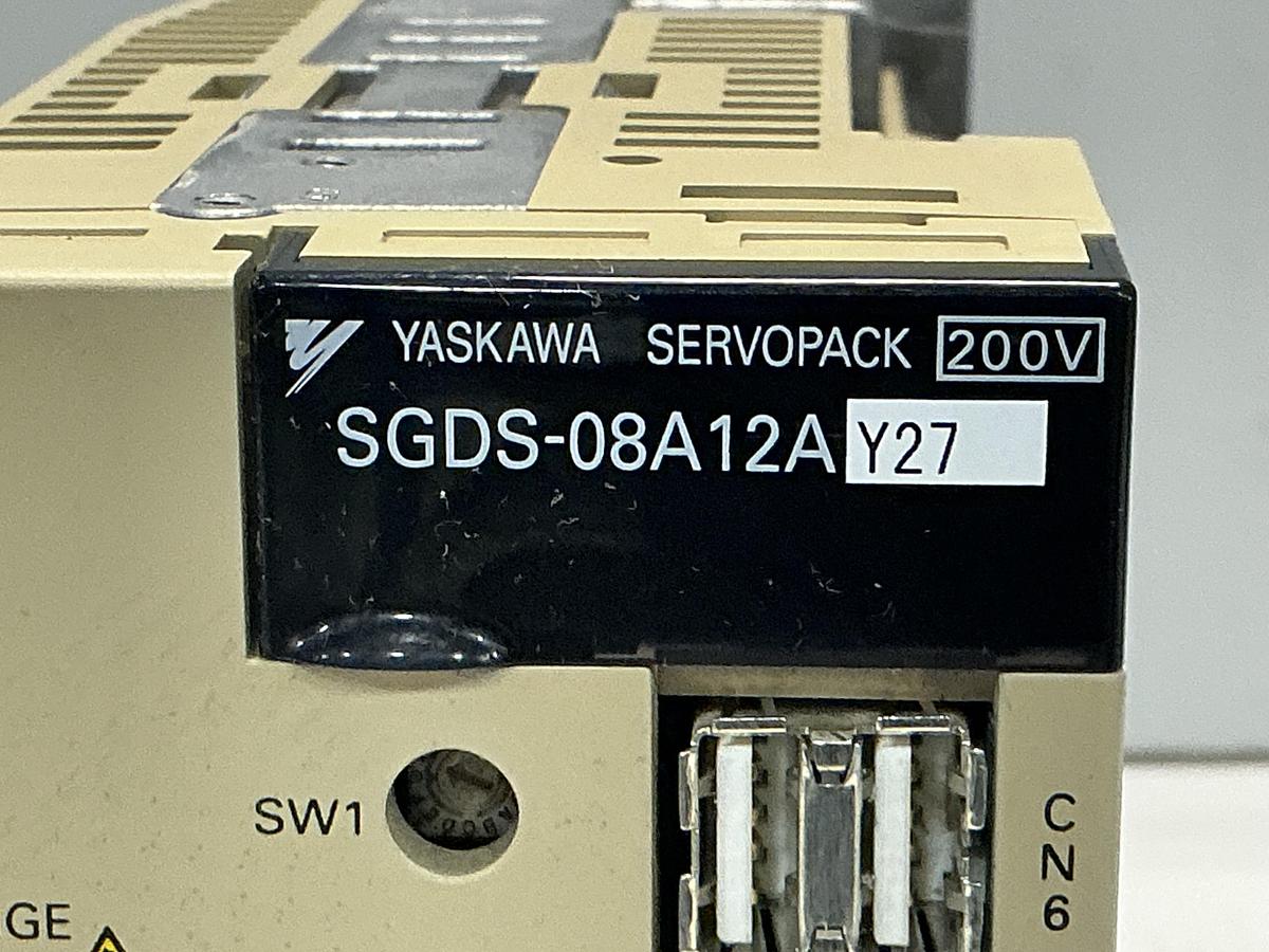 Used YASKAWA ELECTRIC SGDS-08A12AY27