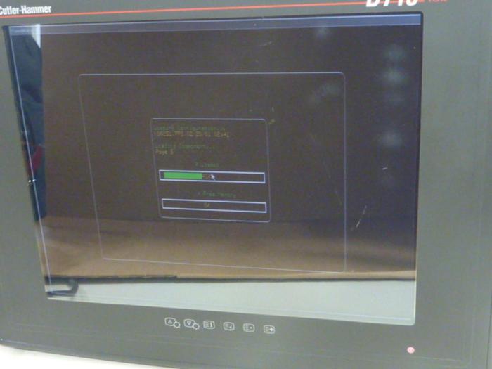 Used CUTLER HAMMER Industrial Computer D725SVP76462WNT #49556