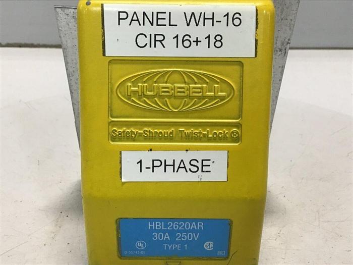 Used HUBBELL Twist Lock HBL2620AR #116157