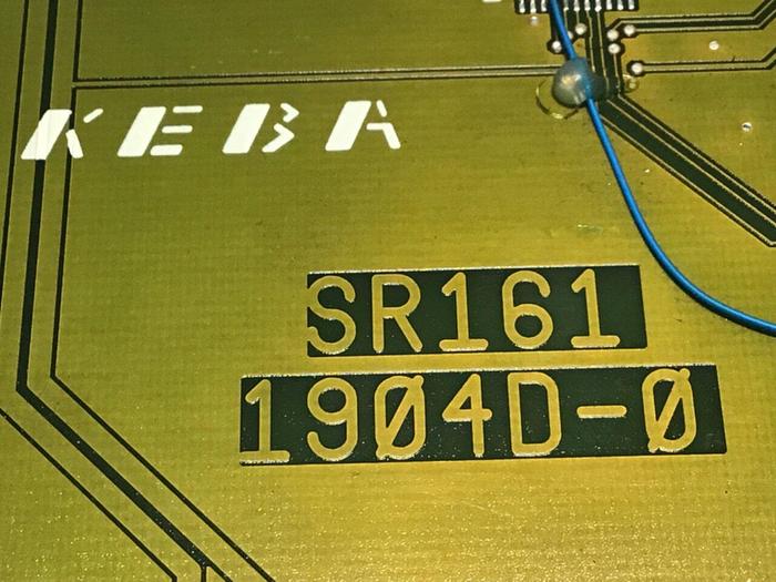 Used KEBA Analog Circuit Board SR 161 1904D-0 USED