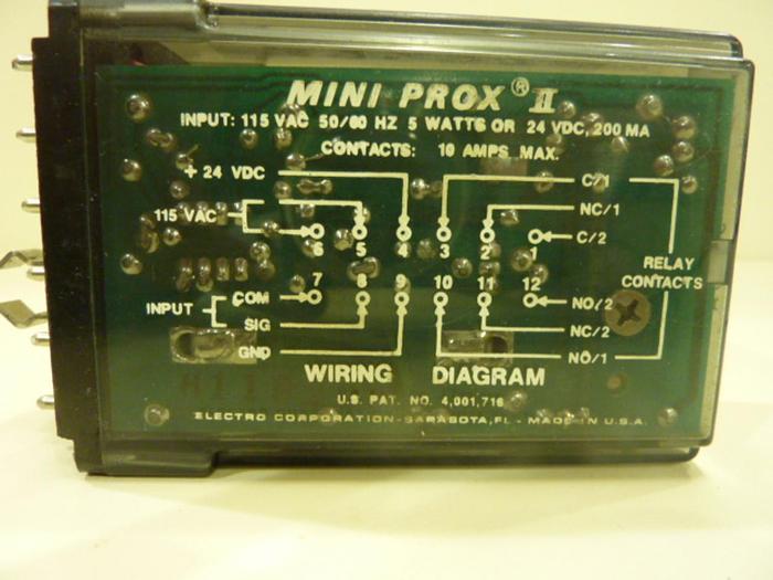 Used ELECTRO CORP Mini Relay 55125A #43327
