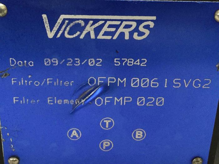 Used VICKERS Valve OFPM0061SVG2 #109920
