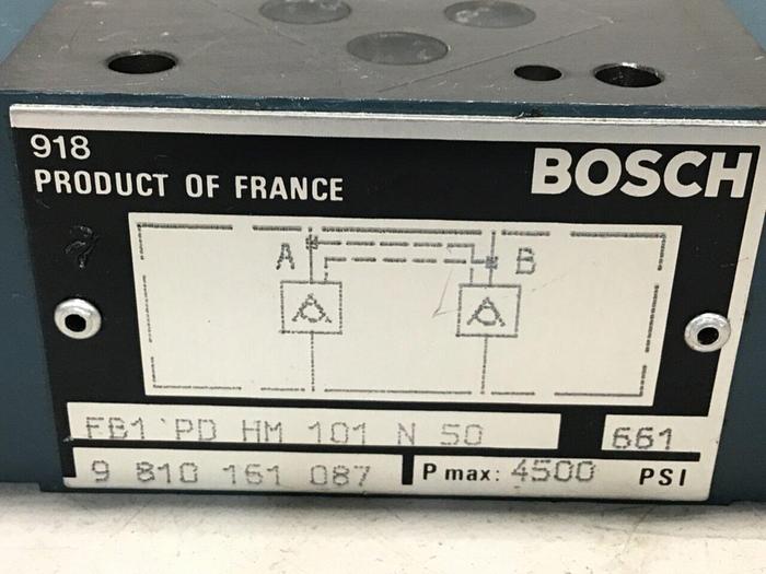 Used BOSCH Valve FB1PDHM101N50 #116285