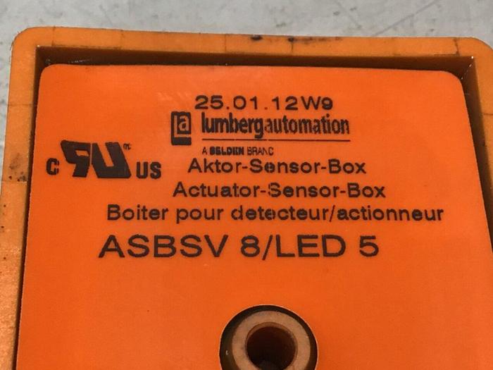 Used LUMBERG Distribution Box 8 Port ASBSV 8/LED 5 #117128