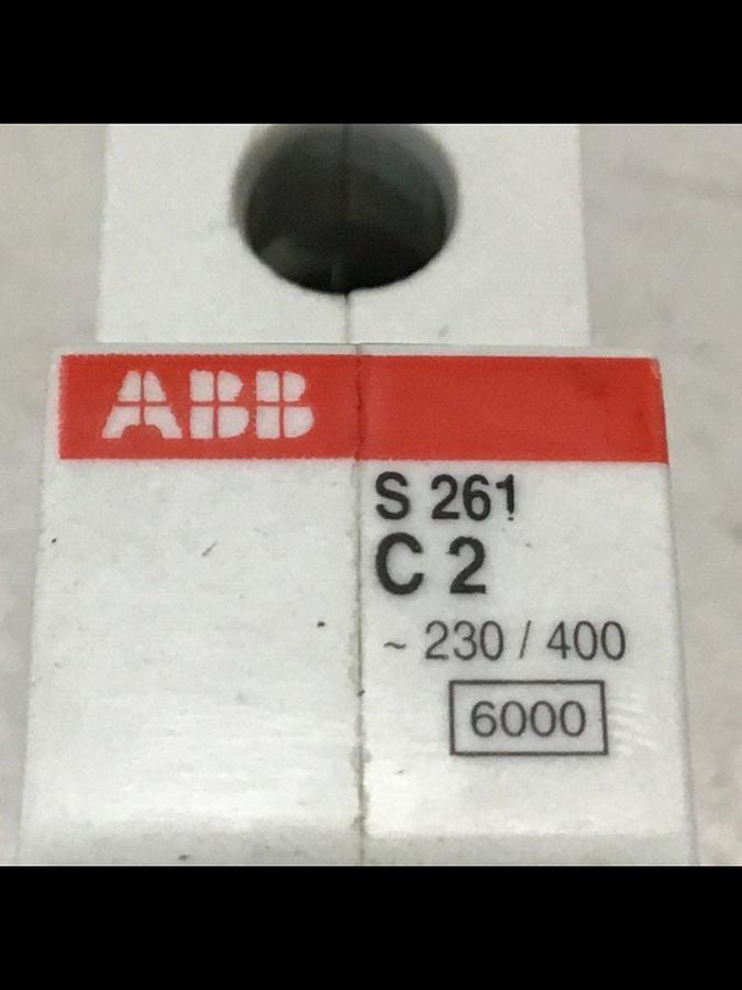 Used ABB Circuit Breaker S261-C2 Used