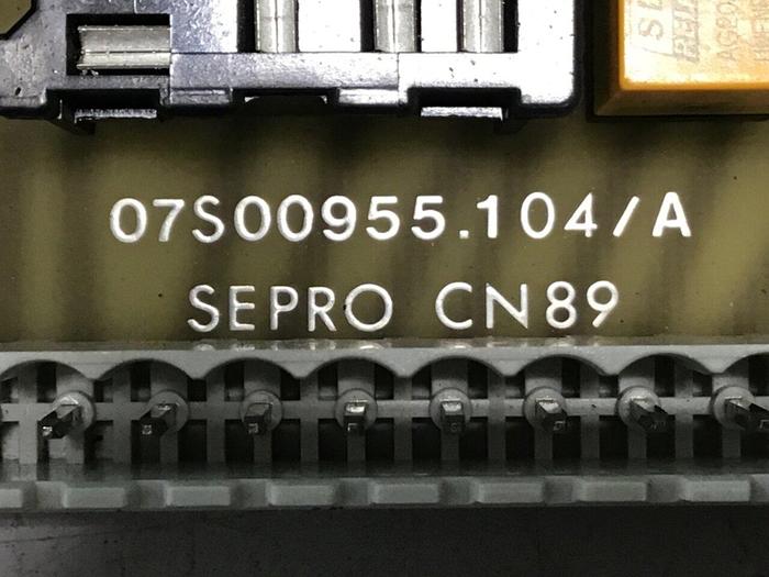 Used SEPRO ROBOTIQUE Circuit Board 07S00955.104/A #136876