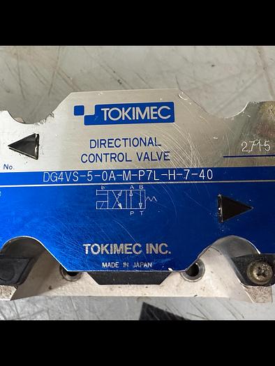 Used TOKIMEC DG4VS-5-0A-M-P7L-H-7-40