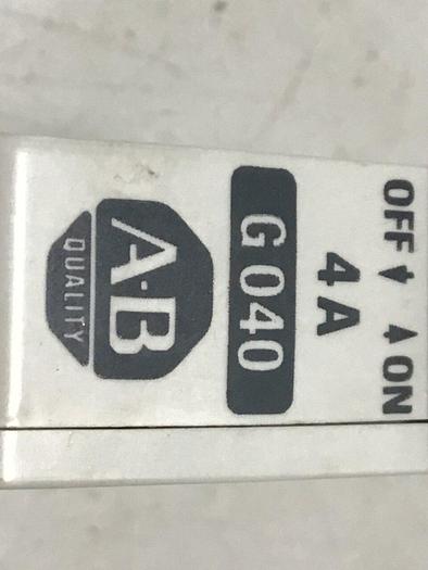 Used ALLEN BRADLEY Circuit Breaker 4 Amp 1492-CB1/G040 SER A #119629