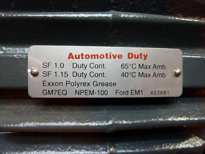 US MOTORS 2 HP Motor BG66 #26160