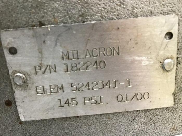 Used MILACRON Hydraulic Filter 2 405 060 #122384
