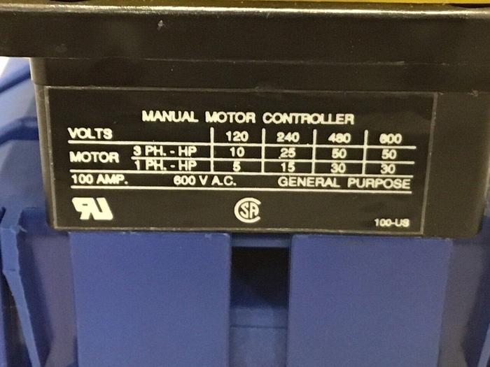 Used KRAUS & NAIMER Disconnect Switch KG 100 #118004