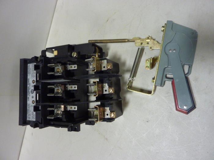 Used ALLEN BRADLEY 30 Amp Disconnect Switch 1494V-DS30 SER A #57400