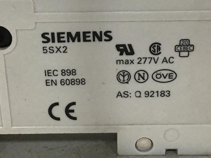 Used SIEMENS Circuit Breaker 5SX2C6 #114494