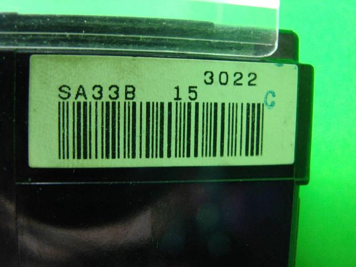 Used FUJI ELECTRIC 15 Amp Circuit Breaker SA33B-15 #10056