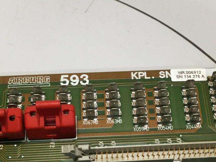 Used ARBURG Circuit Board 593 #109025