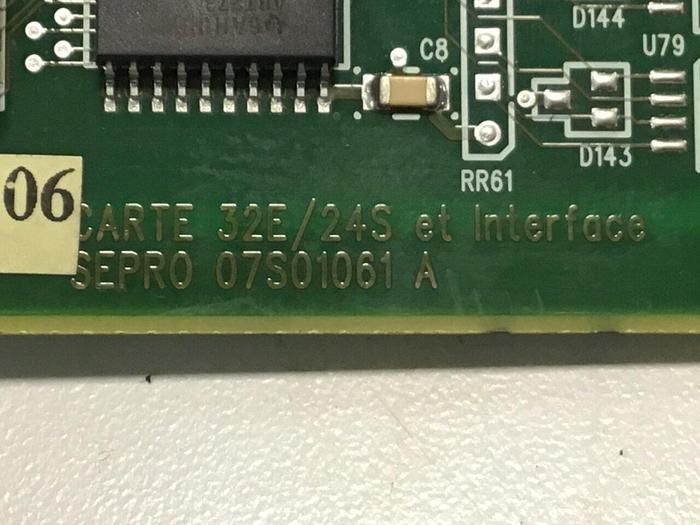 Used SEPRO ROBOTIQUE Circuit Board 07S01061A USED