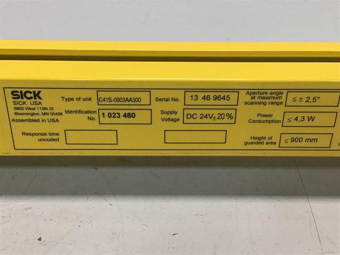Used SICK Safety Light Curtain C41S-0903AA300 USED