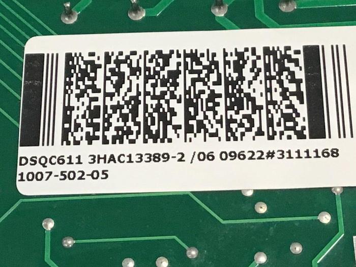 Used ABB Circuit Board DSQC 611 3HAC13389-2/06 Used